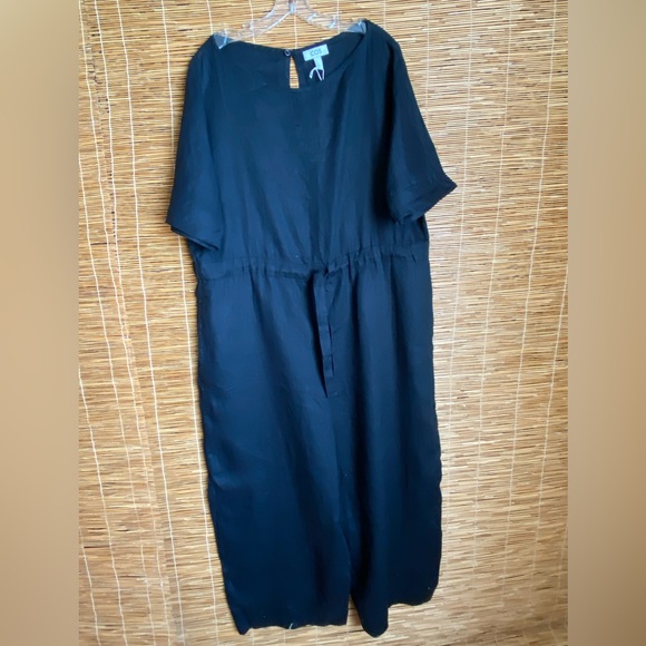 COS Drawstring-waist Linen Jumpsuit . US L - Picture 3 of 5